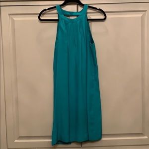 GREEN J Crew dress. Pictures make it look blue